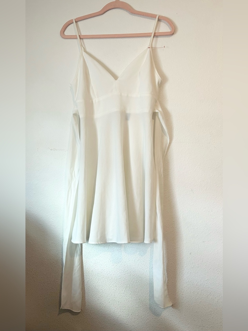 Windsor White Tie-Back Skater Dress